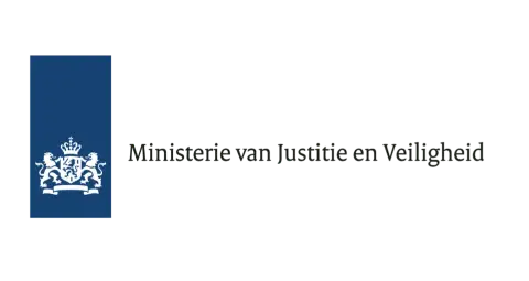 Ministerie van Justitie en Veiligheid logo